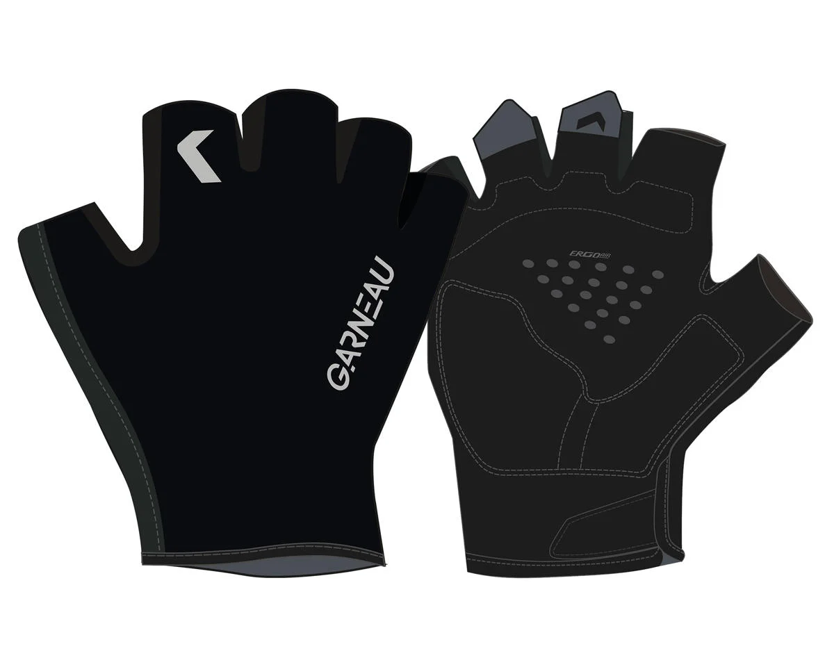 Louis Garneau Women's Classic Air Cycling Gloves (Black/Medium Grey) (S)